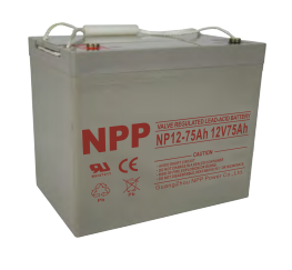 NPP蓄电池NP12-75Ah